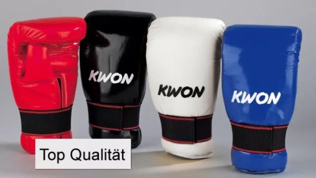 Handschutz Semi-Tec von KWON, für Karate,Ju Jutsu, TKD, Pointfighting, weiß XL