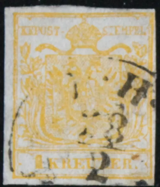 AUSTRIA I emissione/I issue 1 Kr. yellow/giallo US SPL