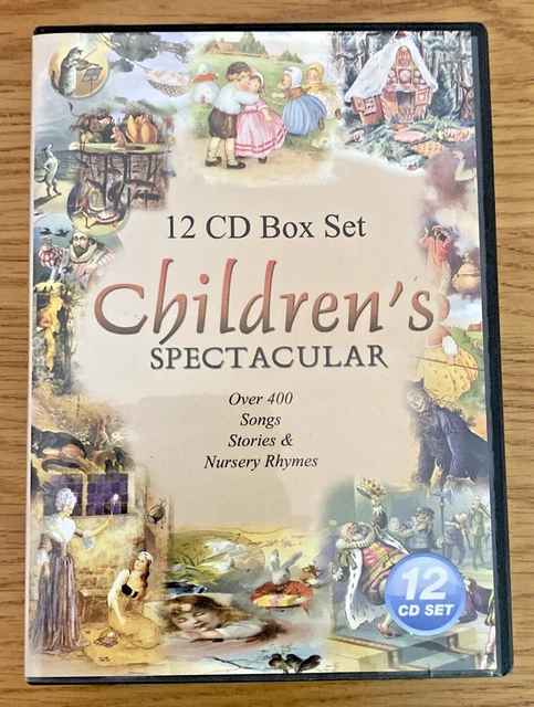 CHILDREN'S SPECTACULAR 12 x CD BOX SET - 400 SONGS AND NURSERY RHYMES ...