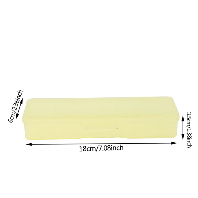 Nail Art Storage Box File Buffer Container Nail Drawing Pen Brush Case Organ C❤M