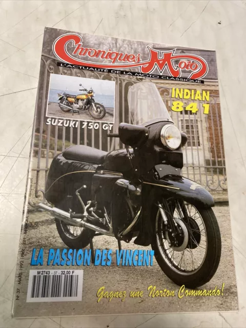Moto collection N° 1 1989 scooter 1000 Vincent HRD , 10 ans de Paris Dakar  etc