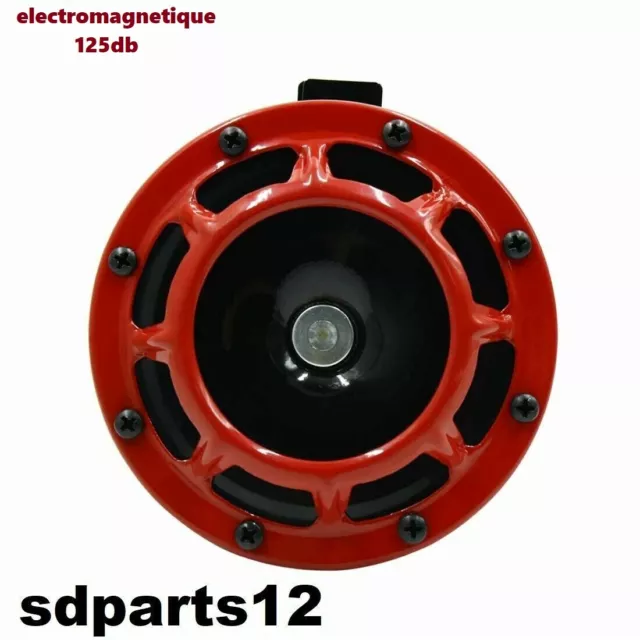 Klaxon A Disque Electromagnetique Universel 125db 12V Pour Vw Golf Jetta Passat