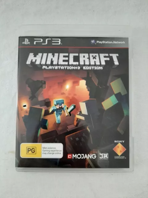 MINECRAFT PS3 PLAYSTATION 3, 2014 Game Complete With Manual Free Post In  AUS $24.95 - PicClick AU