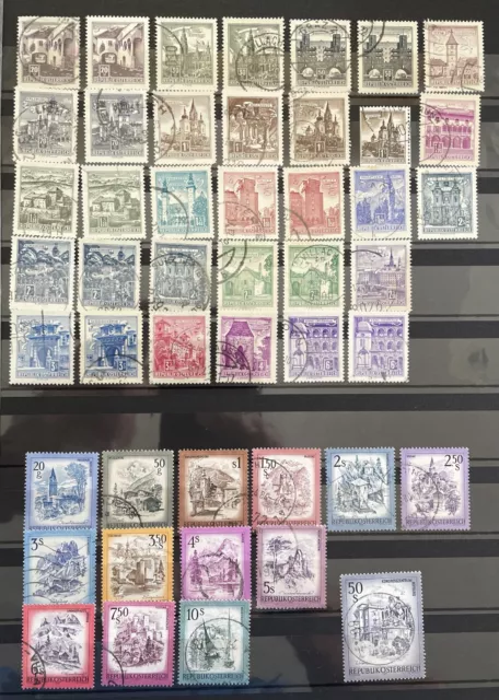 Österreich Lot mit gestempelten Briefmarken  - e021