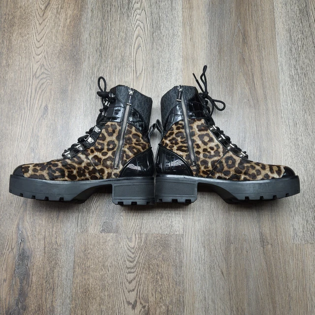 Michael kors khloe lace up sales bootie