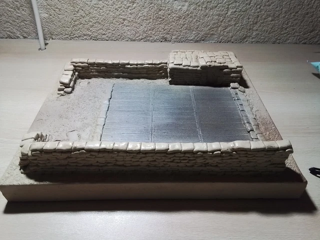 ECHELLE 0. MAQUETTE Decor Diorama. Batiment Immeuble Entrepot. A