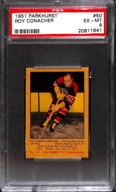1951 Parkhurst #50 Roy Conacher Psa 6 20811941