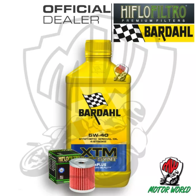 KIT TAGLIANDO 1 LITRO OLIO BARDAHL XTM 5W40 FILTRO  Yamaha YP 400 R 2019 2020