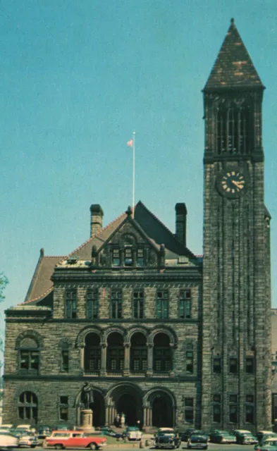 Vintage Postcard View of City Hall Eagle Street Albany New York N. Y.