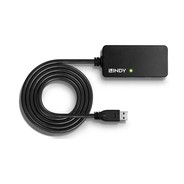 Lindy Rallonge active USB 3.0 Pro 10m avec Hub 4 ports