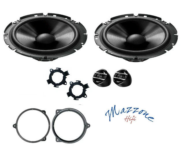 Adaptateurs Haut-parleurs Tomzz Pour Mercedes CLK W208 - Porte Avant - 165mm