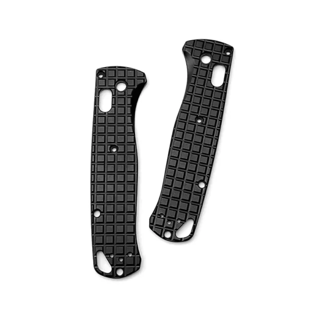 Brushed Custom Grenade Pattern Scales For Benchmade Bugout 535 Aluminium Alloy