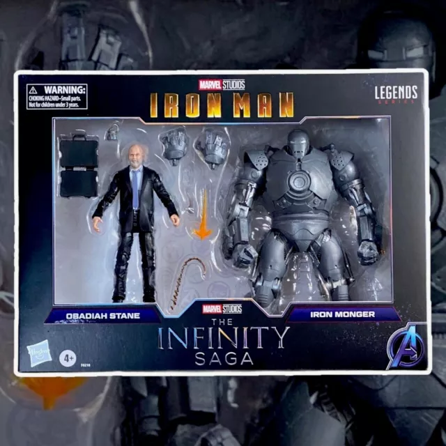 The Infinity Saga Marvel Legends Figurine Obadiah Stane Et Iron Monger 15 CM