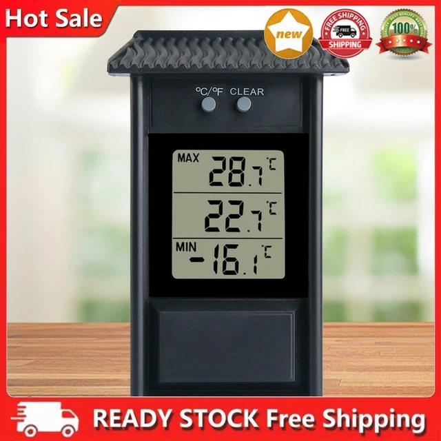 Outdoor Thermometer Multifunctional Temperature Gauge Meter for Indoor Outdoor