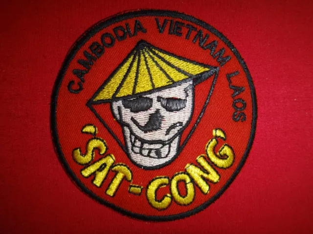 CAMBODIA VIETNAM LAOS "Sat Cong" Kill Vietcong Vietnam War Patch