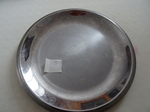 5 plats inox 18-10 Guy Degrenne - Arts de la table