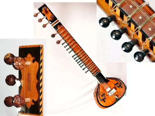 Sitar Taj Standard Beautifully Designed With Gig Bag Gsm008G