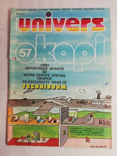 N4 REVUE l'univers Okapi N°57 reportage géant, l'aéroport, l'usine de papier....