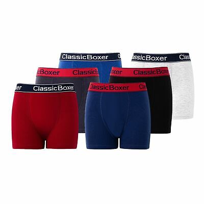 12 Pairs Boys Classic Boxer Shorts Designer Trunks Cotton Boxers Underwear Pants
