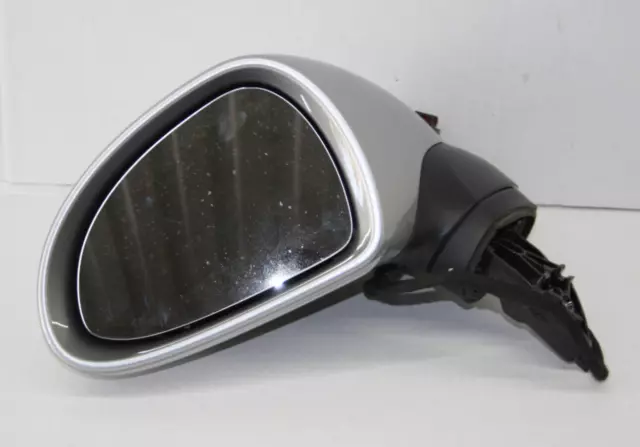 OEM PORSCHE CARRERA 991 911 LEFT SIDE WING MIRROR FOLDING DIMMING RHD Silver