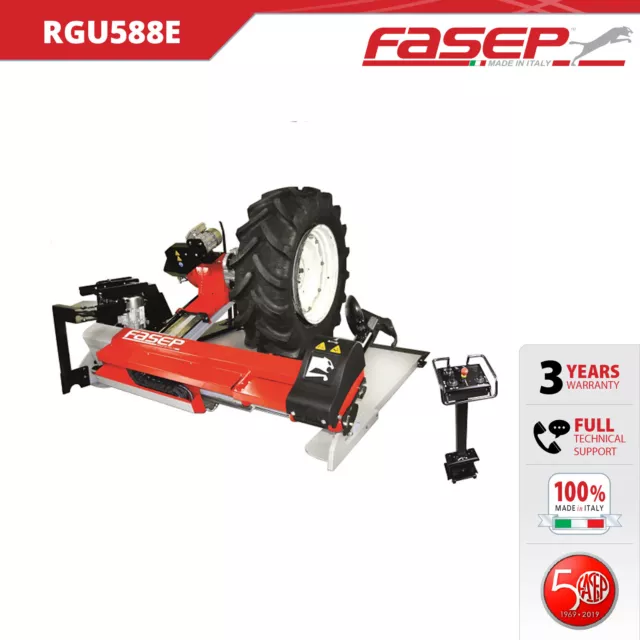 FASEP RGU588E: Super Auto Truck Tyre Changer with Precision - Made In Italy