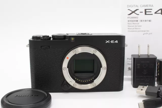 【TOP MNT】【423SHOTS】Fujifilm X-E4 26.1MP Mirrorless Black Body Only From JP