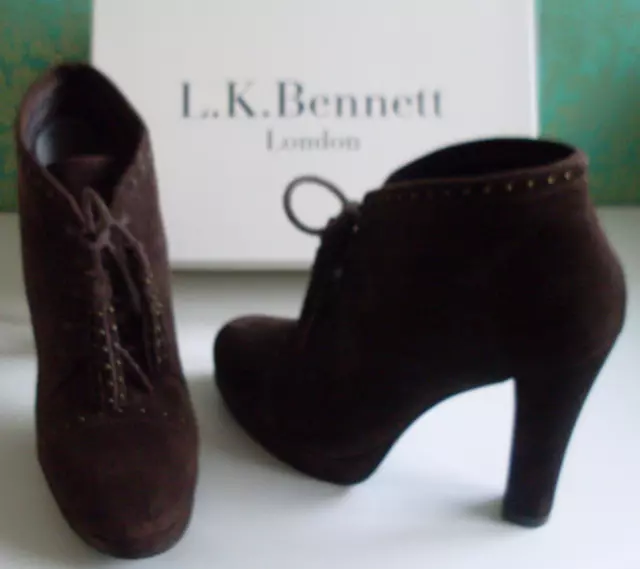 Lk bennett hotsell lace up booties