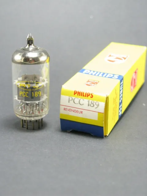 1 tube electronique PHILIPS RTC PCC189 /vintage valve tube amplifier/NOS  -