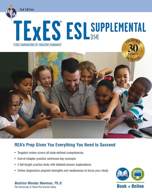 TEXES ESL SUPPLEMENTAL (154) Study Guide 2025-2026 (Texes Teacher Certification £42.73 - PicClick UK