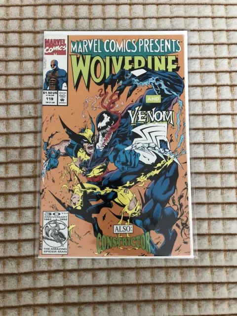 Marvel Comics Presents #119 1993 Wolverine Vs Venom Sam Keith Newsstand