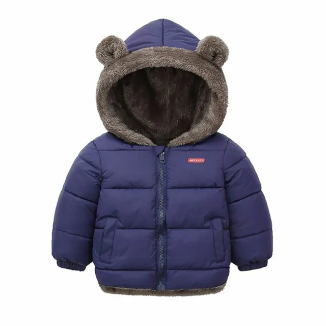 1 PC Bambini Cotone Abbigliamento Spessa Piumino Giacca Caldo Inverno Cappotto 2