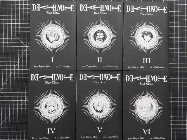 DEATH NOTE BLACK Edition Manga Volume 1-6 Complete (English) £49.99
