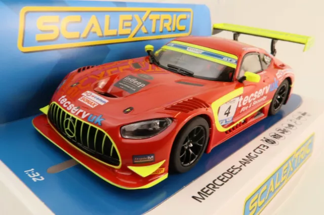 Scalextric C4332 Mercedes AMG GT3 GT Cup 2022 Grahame Tilley Slot Car 1:32