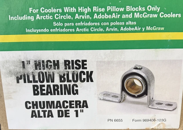 Dial 6644 Durable Steel Evaporative Cooler High-Rise Pillow Block Bearing 3/4in.
