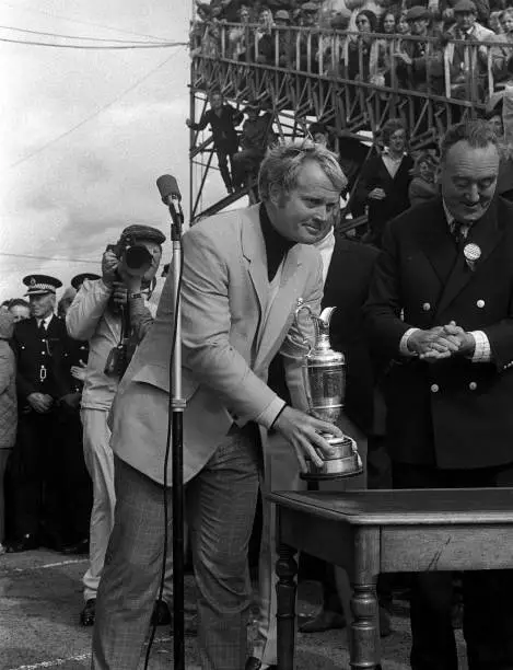American Golfer Jack Nicklaus Receives The Open Championship T- 1970 Old Photo