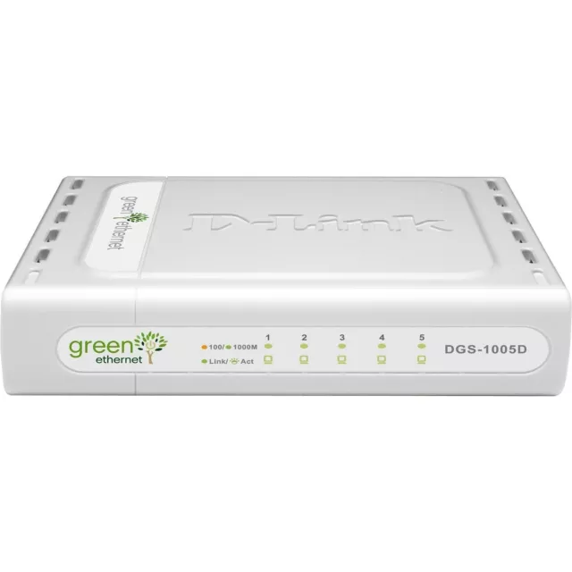 Switch di rete D-Link gigabit DGS-1005D bianco