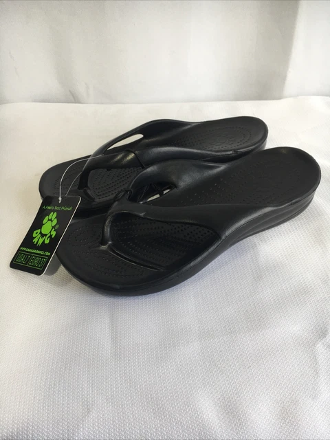 DAWGS Womens Size 7 Black Flip Flop Sandals DAWGS Womens Size 7 Black Flip Flop Sandals