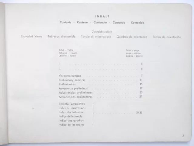 Ersatzteilkatalog Mercedes-Benz W 120 Ponton Typ 180 b ed A 1959 Parts Catalogue 3