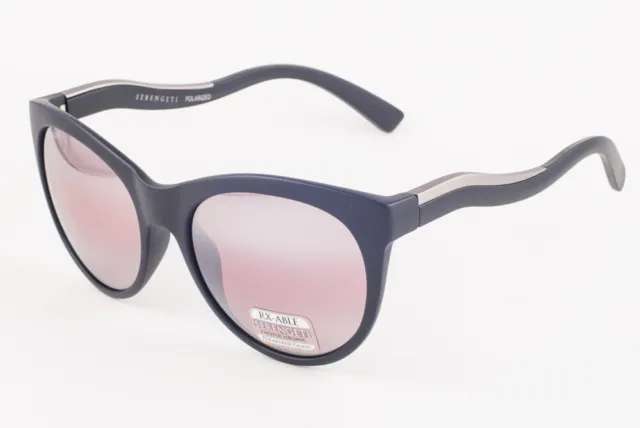 Serengeti VALENTINA Matte Black / Sedona Bi Mirror Polarized Sunglasses 8570