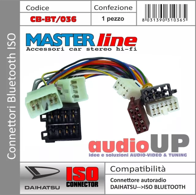 Iso-Stecker Schnittstelle Bluetooth Für Daihatsu Sirion. System Bluetooth