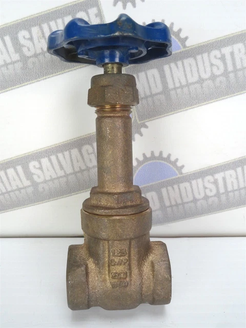 NIBCO - 1.9cm T-111 Bronzo Gate Valvola, 125 Swp , 200 Wog (Nuovo)