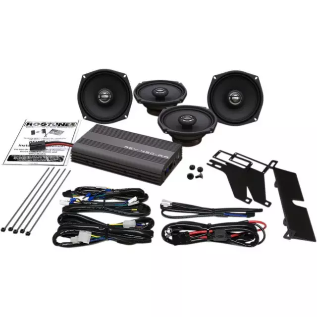 Hogtunes 300 Watt 5 1/4" Speaker Amp Kit for 00-13 Harley Touring FLHTK FLHTCU