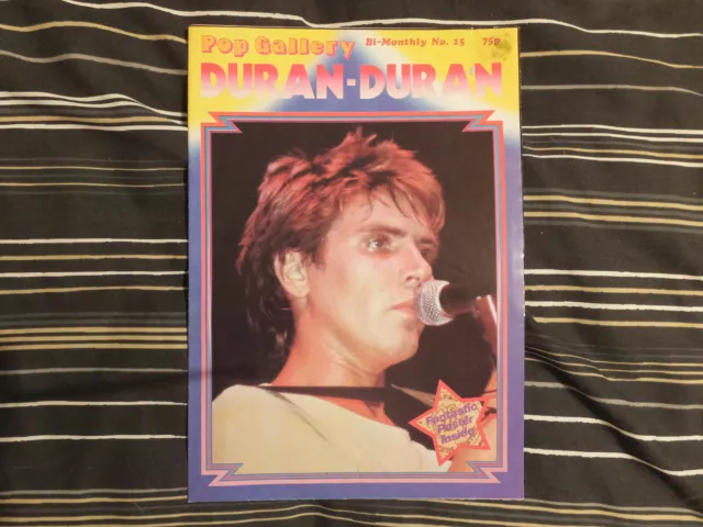 1980's Duran Duran Pop Gallery Special Edition #15 opensup into Full Size Poster