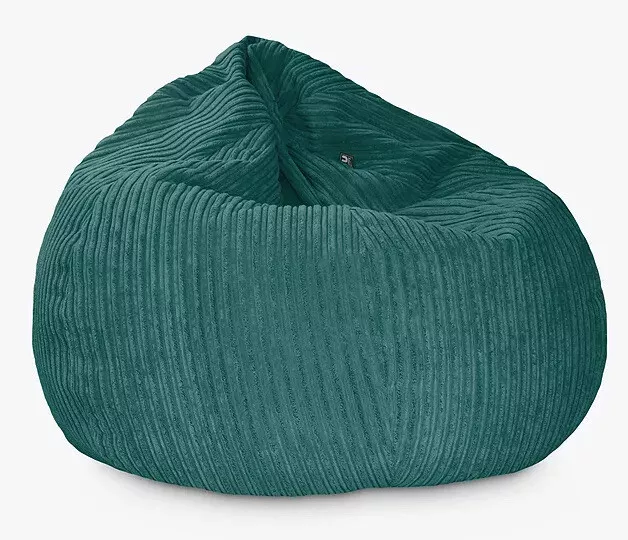 rucomfy Beanbags sedia grande jumbo cord slouchbag borsa fagioli - preriempita