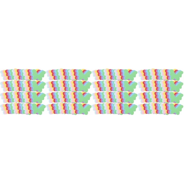 4 PACK PAPER Cutouts Shapes Crafts Butterfly Cutting Manual £51.79 ...