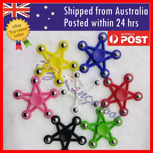 New Star Fidget Hand Spinner Spinners Tri-Fidget Ball 3D Printed Focus Toy Autis