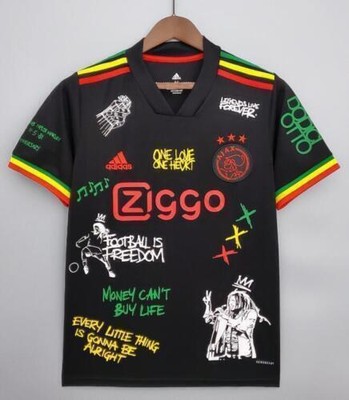 S & M Jersey terza malliot AJAX Third 21/22 BOB MARLEY taglia size S M L XL XXL 2022 