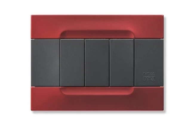 Placca Met Rosso Metallico 3M ( URMET cod. 10903.88 )