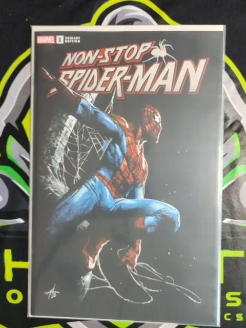 Non-Stop Spider-Man #1 - Gabriele Dell'otto Trade Variant Marvel Comics 2021 Nm+
