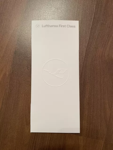 Lufthansa First Class Tickethülle Weiß Star Alliance